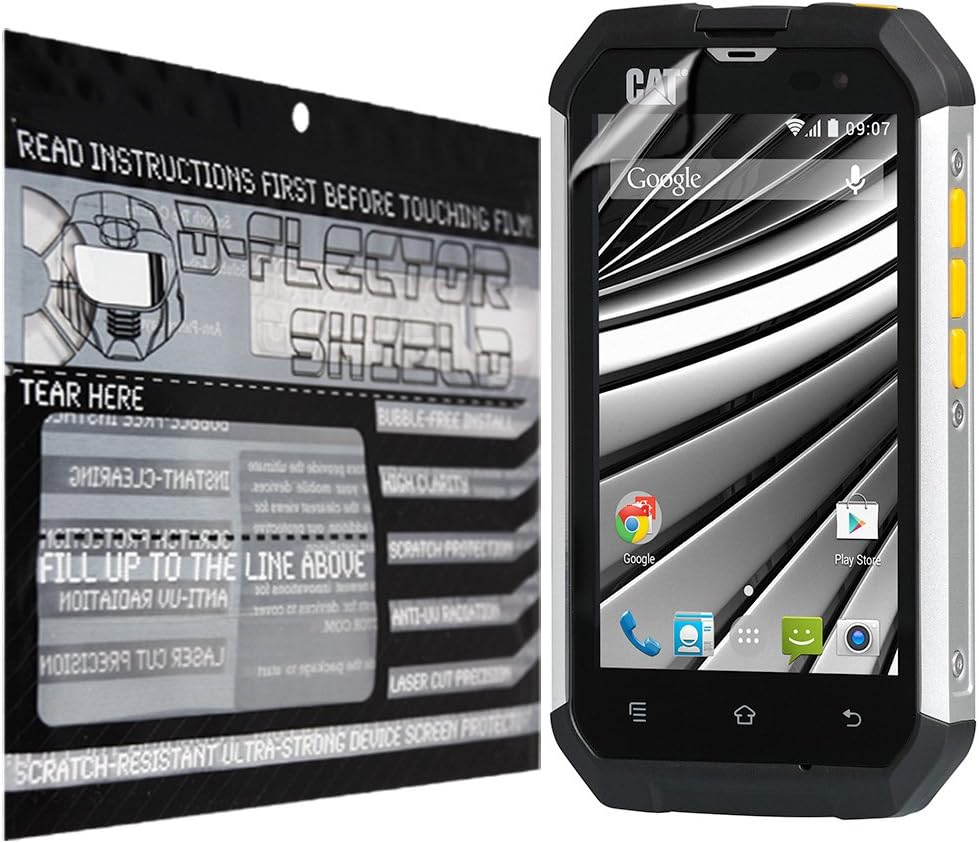 D-Flectorshield Cat B15Q pro Scratch Resistant Screen Protector - Free Replacement Program