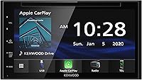 Vista 1 de KENWOOD DDX5707S - Estéreo de coche con DVD doble DIN con Apple Carplay y Android Auto, pantalla táctil de 6.8 pulgadas, Bluetooth, entrada