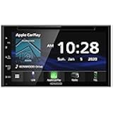 Kenwood DDX57S 6.8-Inch Capacitive Touch Screen, DVD CD Car Stereo with CarPlay, Android Auto, and Bluetooth, AM/FM Radio, MP3 Player, USB Port, Double DIN, 13-Band EQ, SiriusXM
