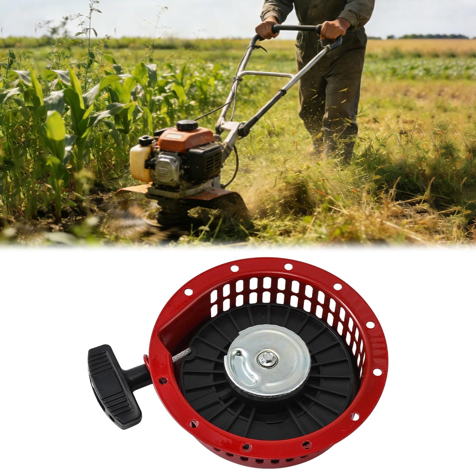 Démarreur pour motoculteur Honda GX160 et G200 - Pièce de rechange pour entretien de jardin