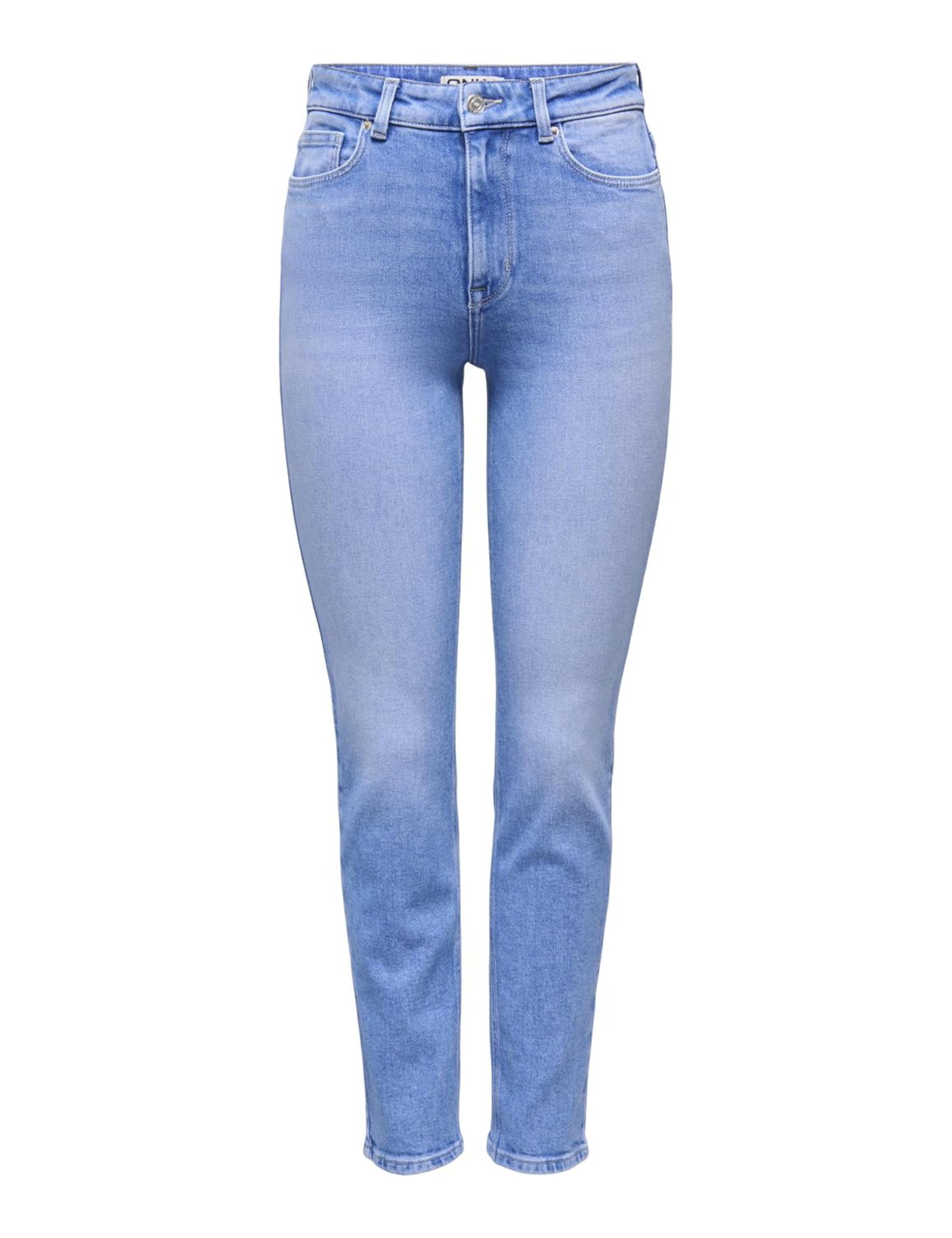 ONLY Female Straight-Fit Jeans ONLEMILY Hohe Taille Gerade geschnitten Knöchellang Jeans