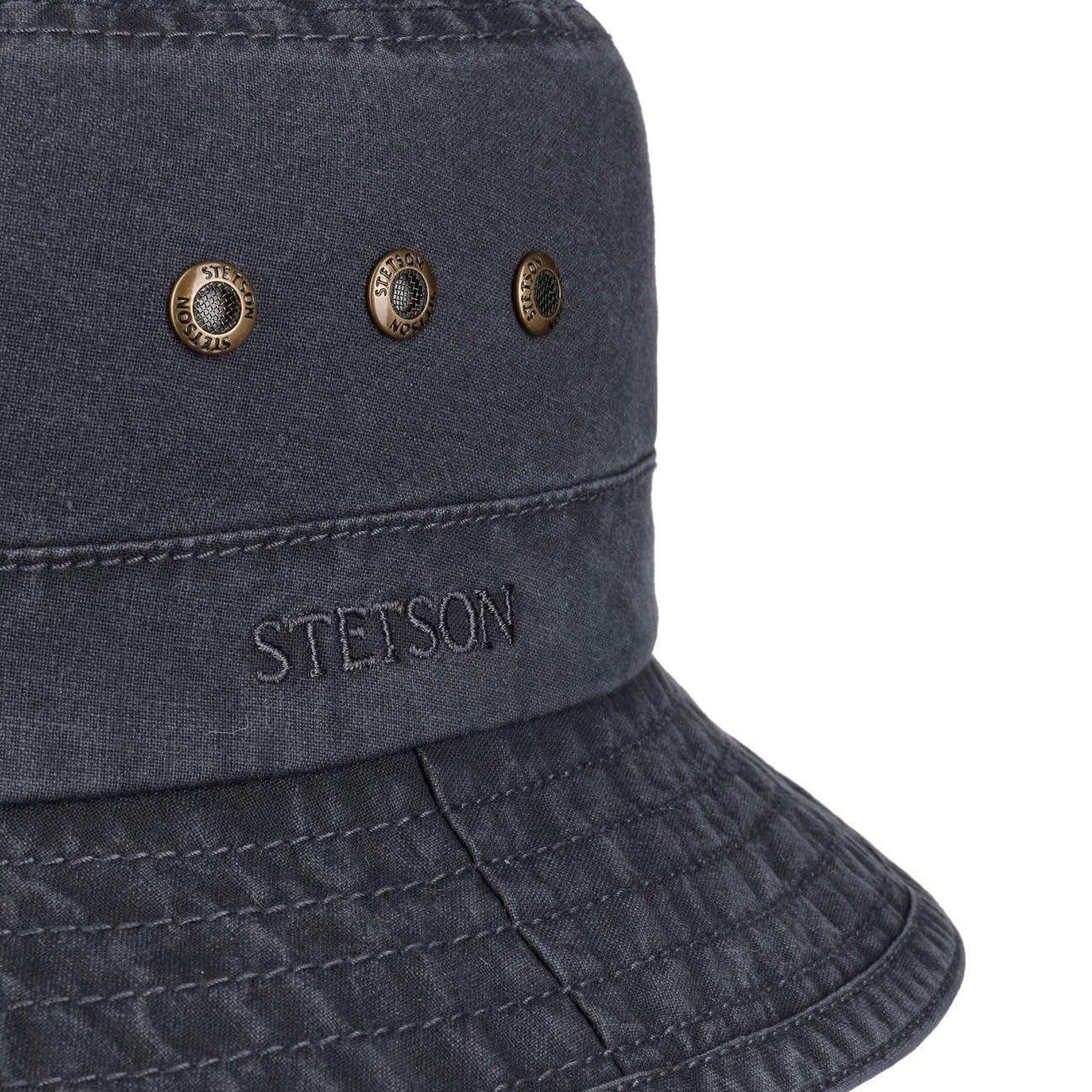 Stetson Reston Freizeithut Damen Herren Schlapphut Bio-Baumwolle Packable Baumwollhut 40-facher UV-Schutz Frühjahr Sommer