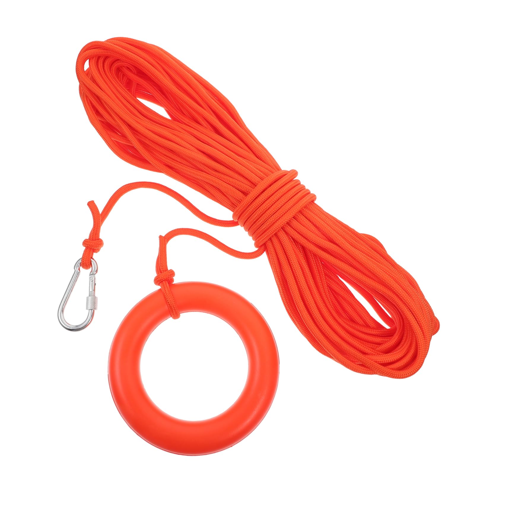 Unomor Rescue Floating Rope Boating Throw Rope Vehicle Rescue Rope Flotation Device Life Guard Floats Lifebuoy Bracelet Rescue Throw Rope Floating Rescue Rope Pool Buoy Iron Red