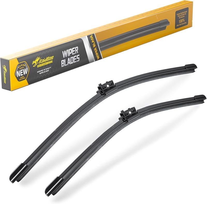 Palhetas do limpador de para-brisa RaidBee para Mercedes-Benz A220, A250, A35 AMG, CLA250, CLA35 AMG, CLA45 AMG e GLA250 – 2 unidades