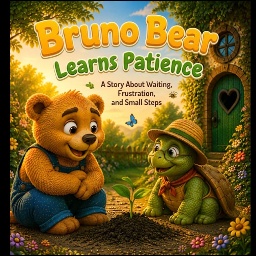 Bruno Bear Learns Patience: A Story About Waiting, Frustration, and Small Steps