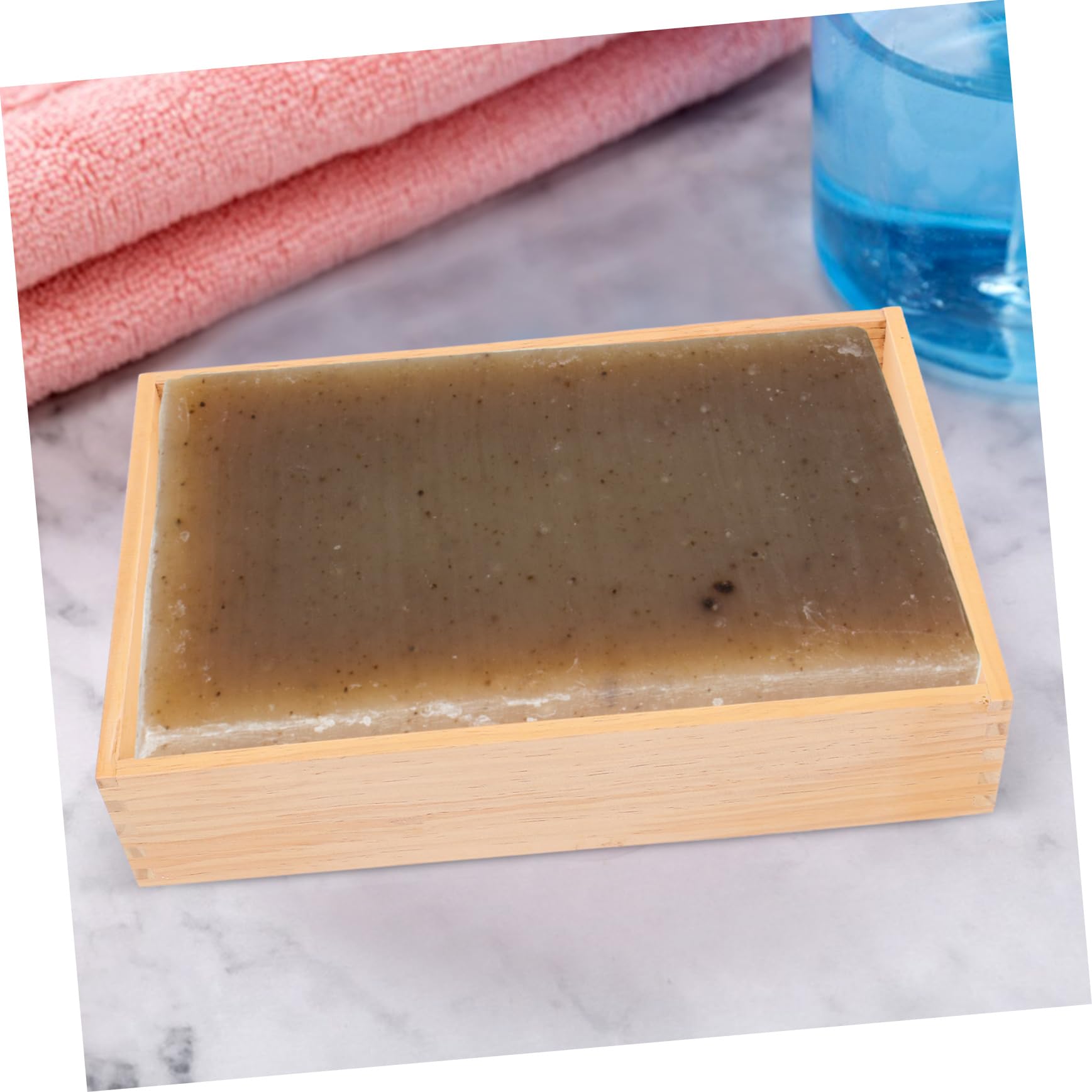 jojofuny Portasapone in Legno di Pino, Rastrelliera per Asciugatura Sapone Fatto a Mano, Design Spazioso e Aperto per Bagno e Uso Fai da Te