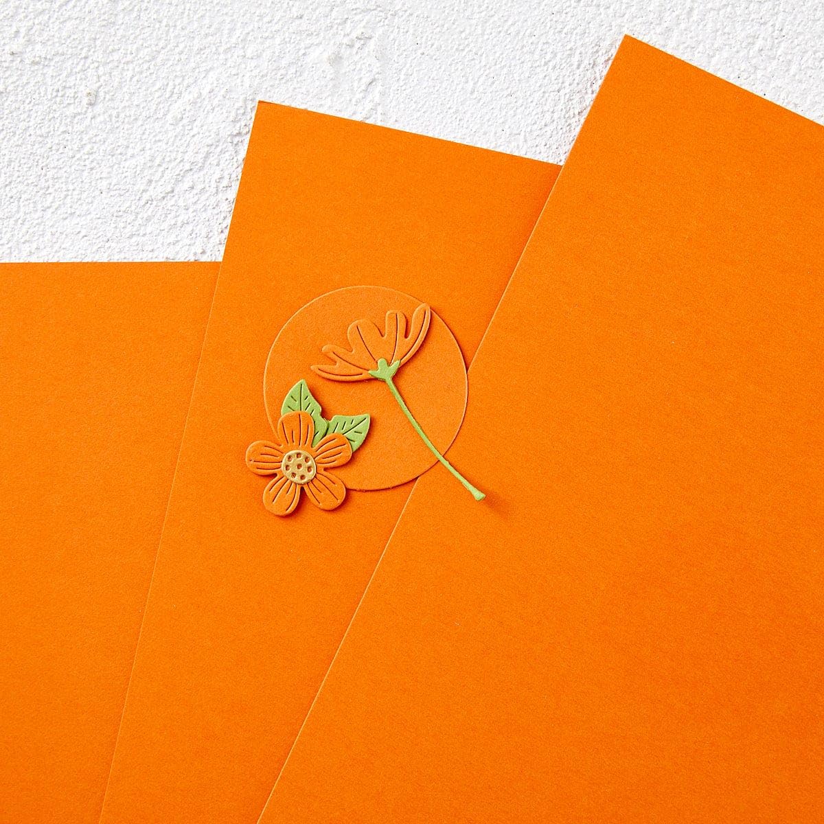 Spellbinders Tangerine Essentials Color Cardstock 8.5" x 11"-10 Pack, ONE