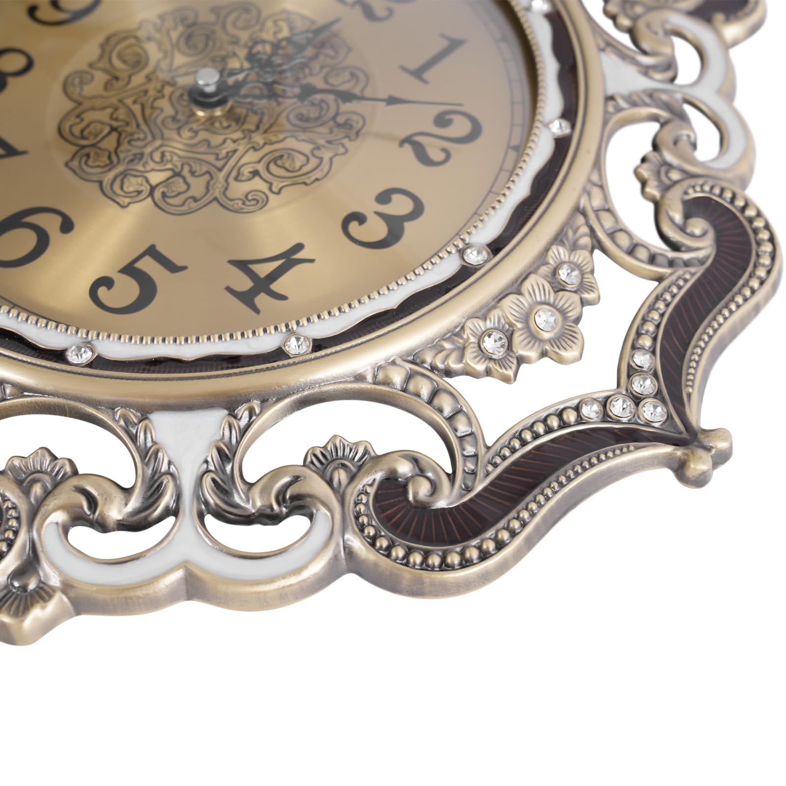 Reloj de pared moderno con discos de metal con péndulo ahora, preciso y silencioso, para salón, dormitorio, oficina, cocina