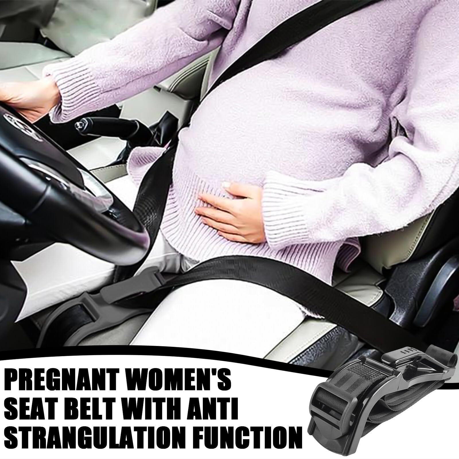 Cintura per gravidanza, per auto, per gravidanza, gravidanza, gravidanza, gravidanza, per mamme incinte, comfort per la pancia delle mamme, previene la compressione addominale