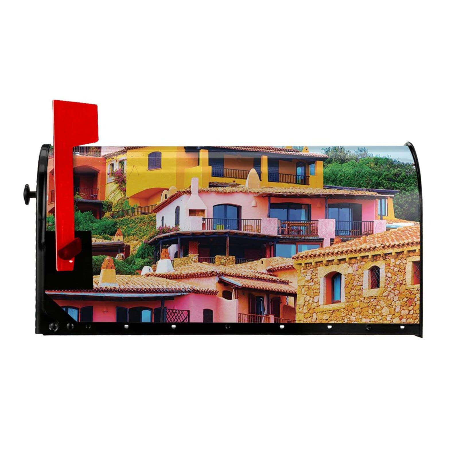 Housse magnétique Mountain Village pour embellir la boîte aux lettres du jardin