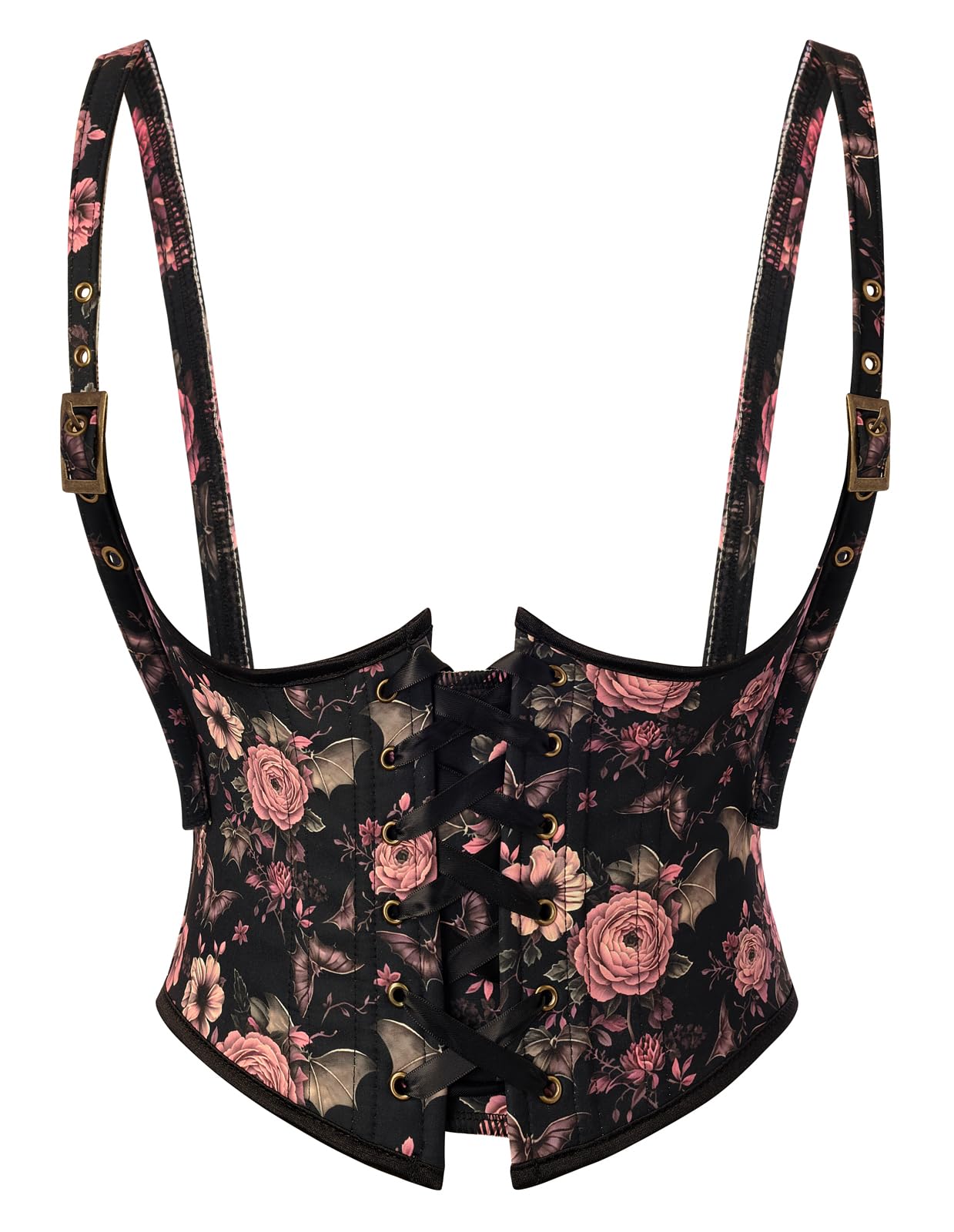 Scarlet Darkness Corset Belt for Women Floral Renaissance Underbust Corset