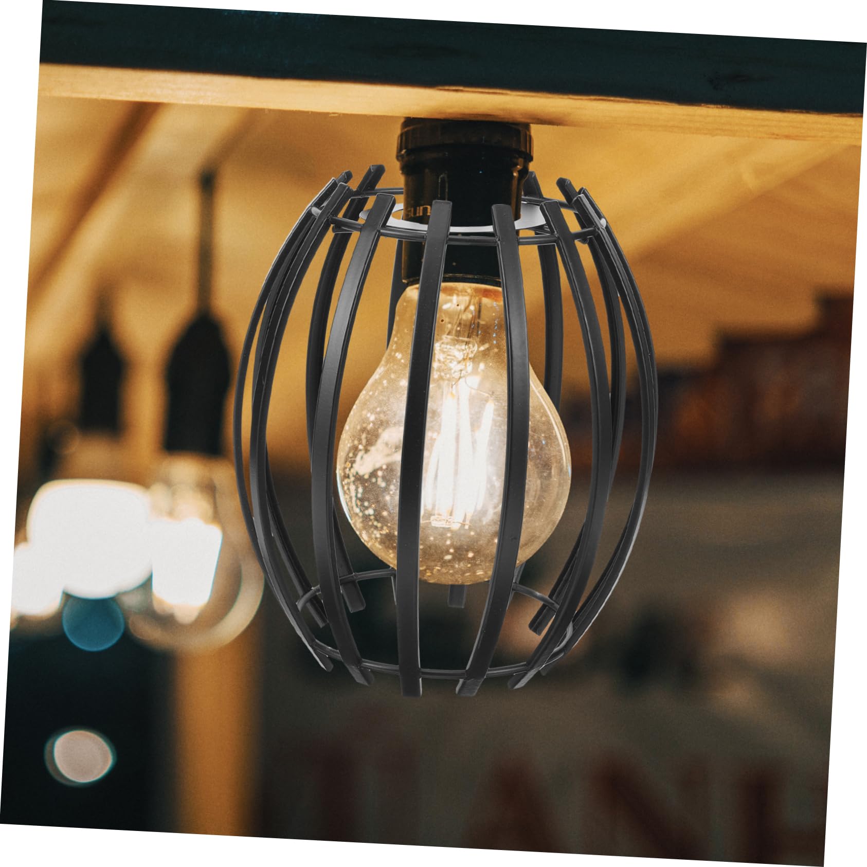 Amazon.co.jp: DECHOUS ペンダントライトシェード 鉄製電球ケージ