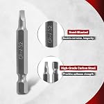 TOMMARS 208-Pc Master Screwdriver Bit Set | Clutch, Hex, Phillips, Slotted, Spanner, Spline, Square, Torq-Set, Torx, Tri-Wing,S2 Steel, 1/4" Hex Shank Bits