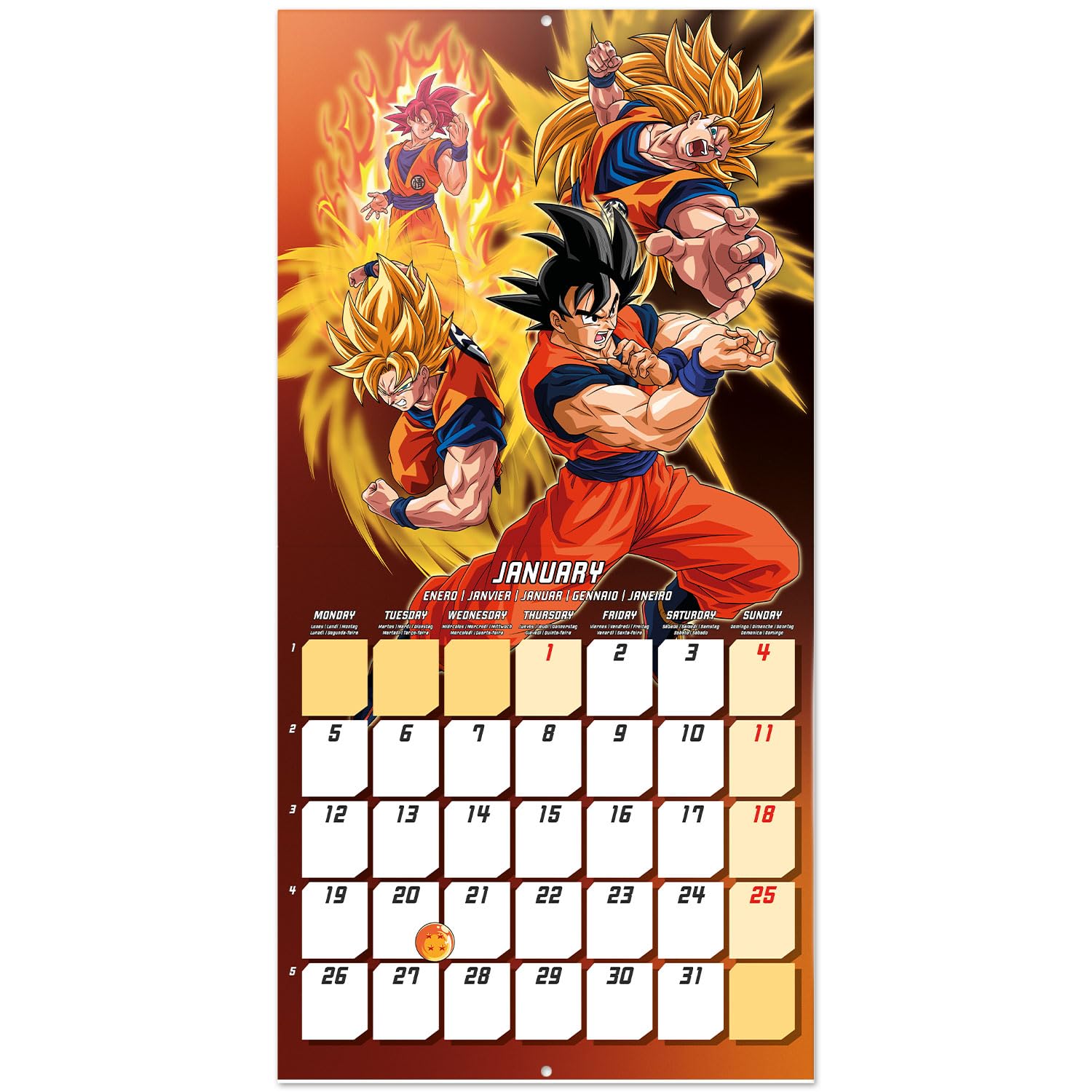 ドラゴンボール カレンダー Amazon | Grupo Erik 壁掛けカレンダー