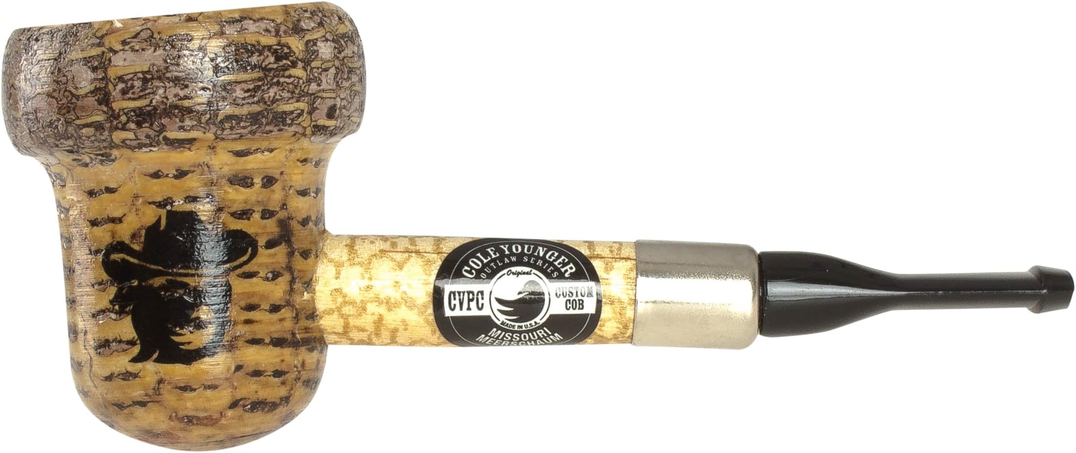 Missouri Meerschaum Cole Younger Corncob Pipe