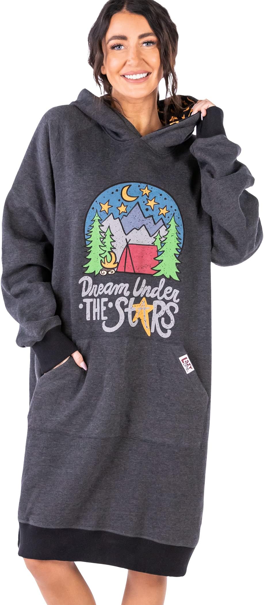 - Oversized Hoodie Sweatshirt, Comfortable Sleepwear, Sweater Dress For Women