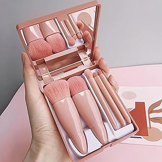 Juego de 5 brochas de maquillaje de viaje, ju...