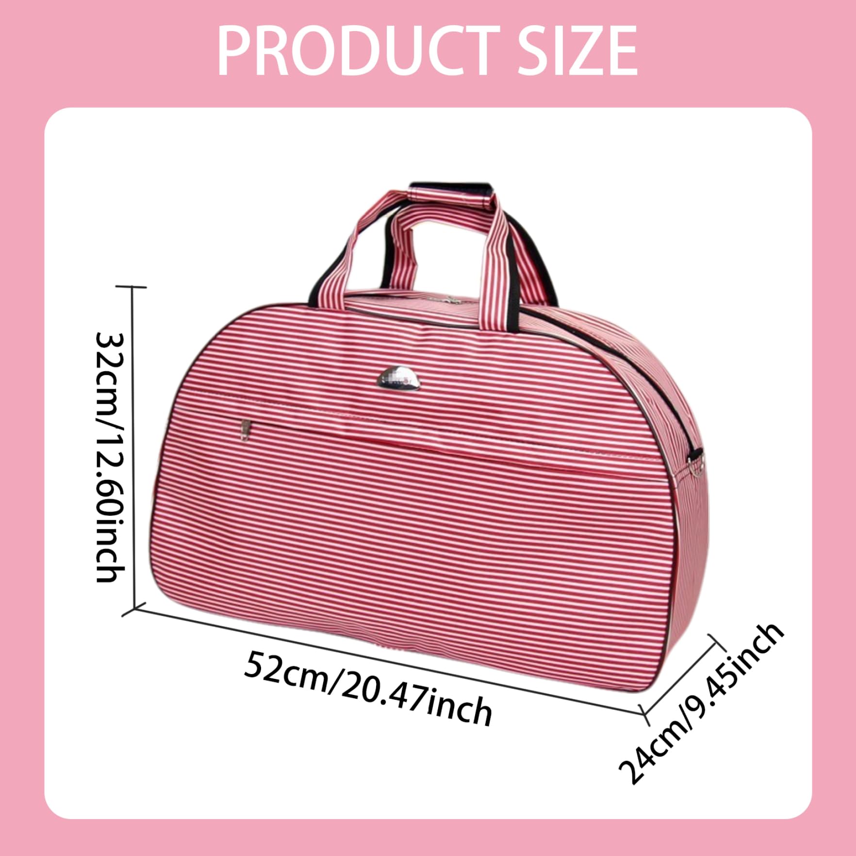 Sac à Duffle Roulant avec Roues de capacité Sac à roulettes Roues moelleuses avec des et Manche de Transport sur Les Sacs Voyage Mode Weekender pour Les Femmes et Les Hommes