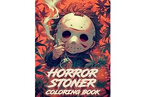 Horror Stoner Coloring Book: Delight in the Spooky and Cute