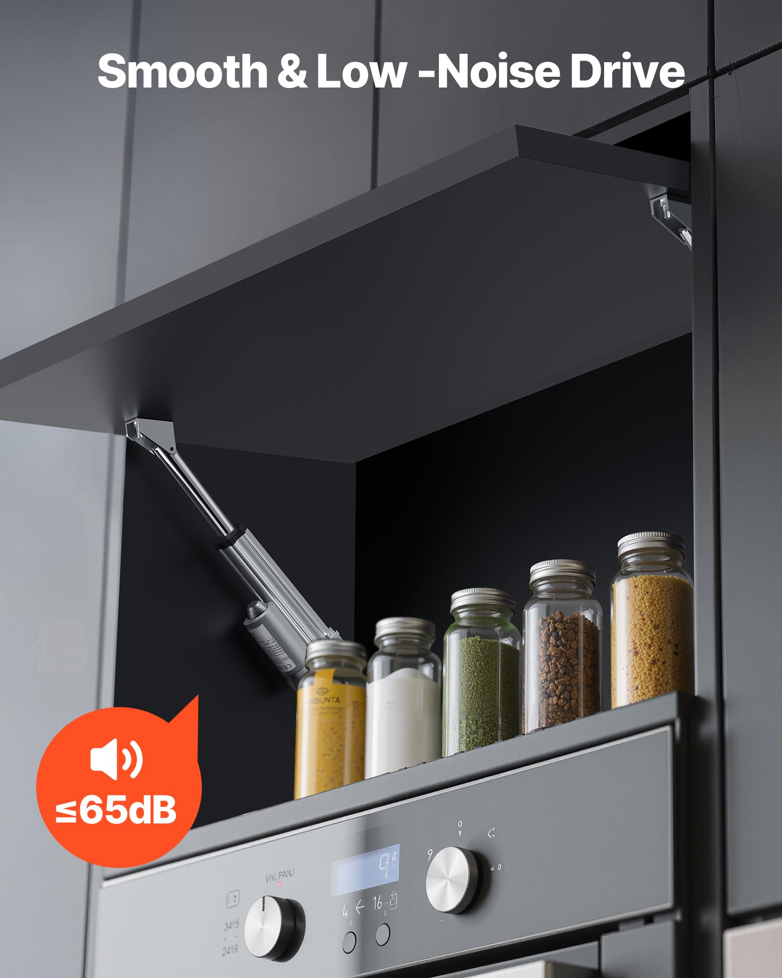 VEVOR Siłownik liniowy 12 V, wodoodporny siłownik liniowy IP65 z skokiem 101,6 mm, 3000 N siłowniki ruchu z wspornikami montażowymi do trackerów słonecznych, maszyn przemysłowych