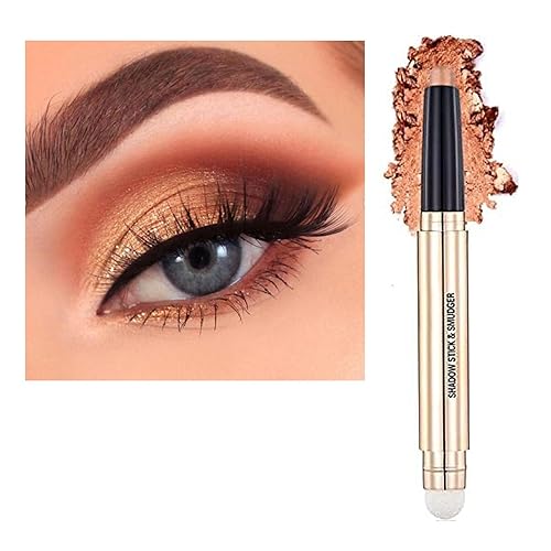 Miniatura 15 de Sombra de ojos marrón delineador de ojos mate crema suave sombra de ojos lápiz hipoalergénico impermeable de larga duración sombra de ojos oscuro