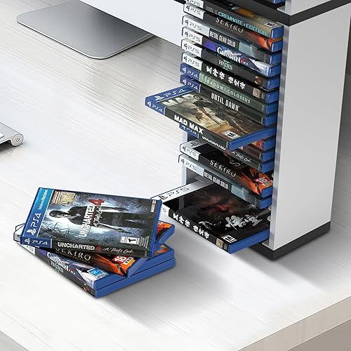 Miniatura 3 de ECHZOVE Game Card Box Storage Stand for PS5 Xbox Games, Storage Tower for Xbox Game Card Box Holder Vertical Stand - for Video Games 36 PCS