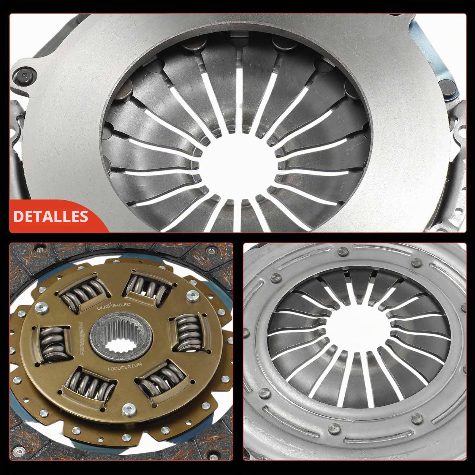 Frankberg Kit de embrague 1713807 | Compatible con: S80 II 124, Galaxy WA6, S60 II 134, Mondeo IV BA7, V60 I 155, S-Max WA6, Mondeo IV Berlina BA7