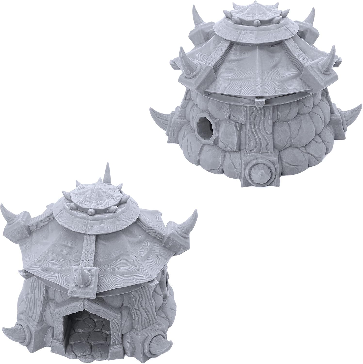 EnderToys Orc Cottage by Makers Anvil, 3D Printed Tabletop RPG Scenery and Wargame Terrain for 28mm Miniatures