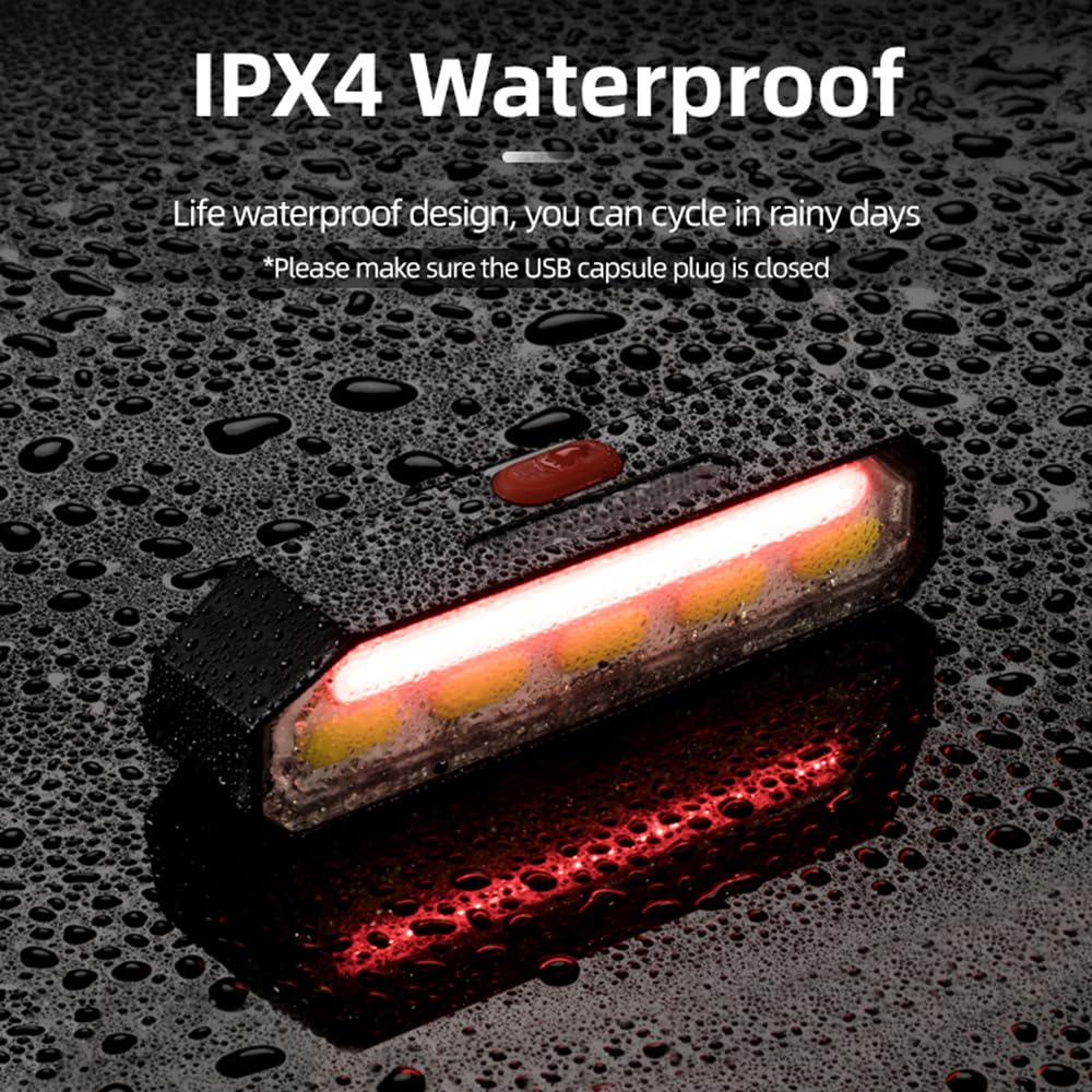 Bike Tail Light Cycling USB Torcia Ricaricabile Wireless Impermeabile Telecomando Luce Posteriore MTB Accessori Stradali