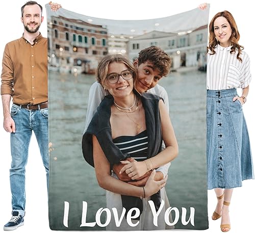 Regalos para mujeres/hombres, manta personalizada de cumpleaños con imagen, mantas personalizadas con fotos, día de San Valentín, Navidad, regalos