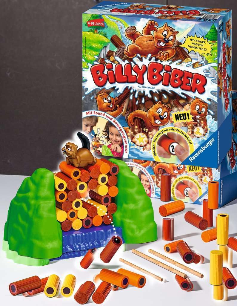 Ravensburger Billy Biber de 1 a 4 jugadores para niños de 4 años
