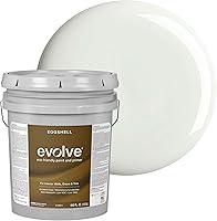 Vista 83 de EVOLVE Pintura e imprimación para interiores, cáscara de huevo (blanco alabastro), 1 galón, cobertura de una capa, excelente oculto, bajo contenido