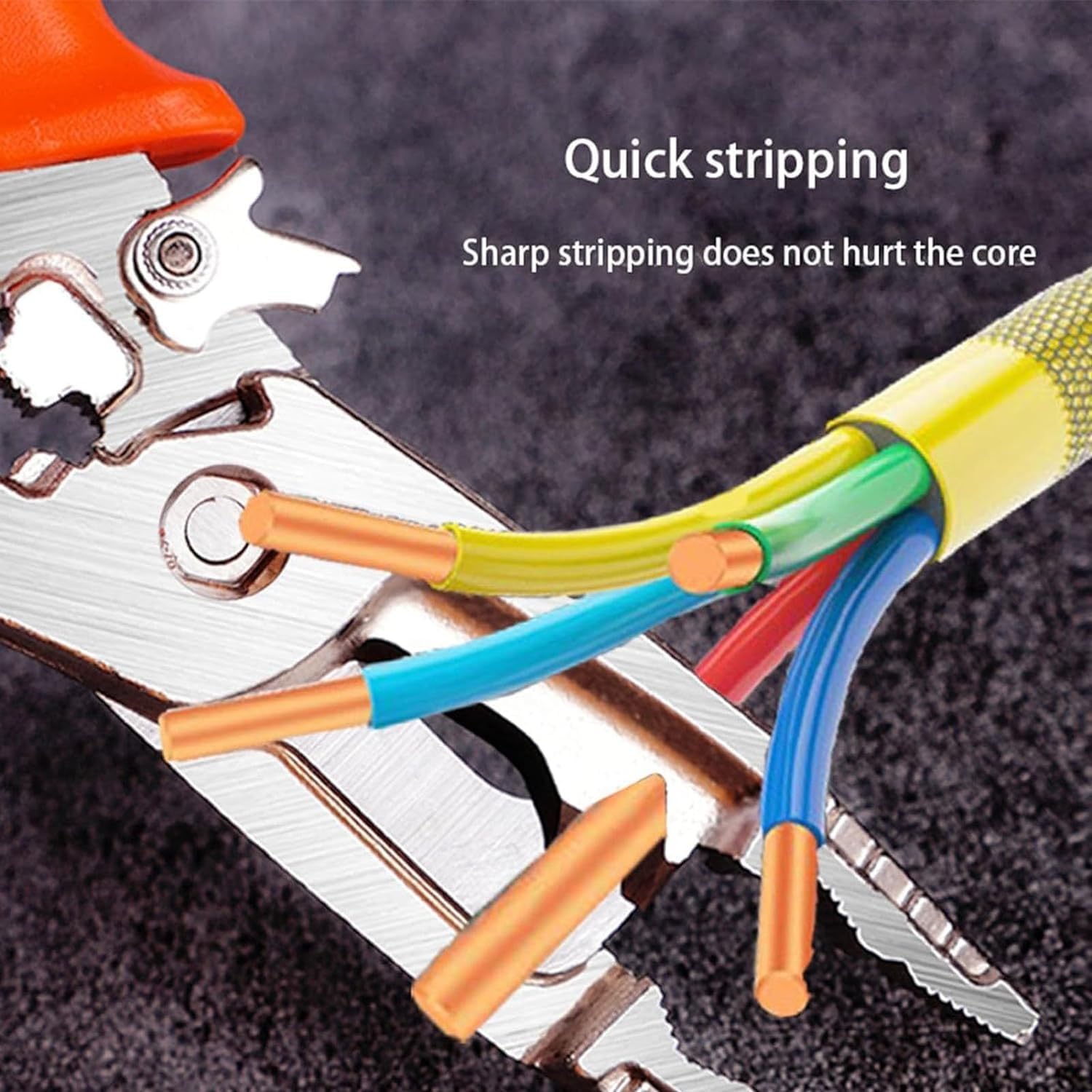 10 in 1 Hand Tool Multifunction Wire Stripper, New Upgrade 8" Multifunction Professional Wire Stripper Pliers Crimping Tool, Multifunction Wire Plier Tool