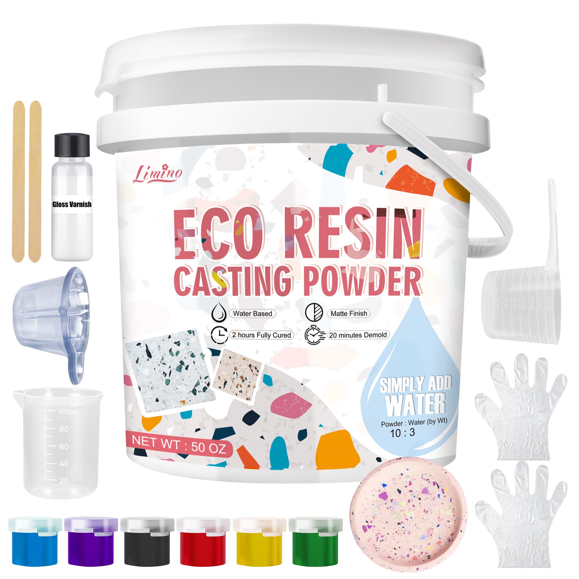 Amazon.com: Eco Resin Casting Powder - 1400g Ceramic Resin Powders