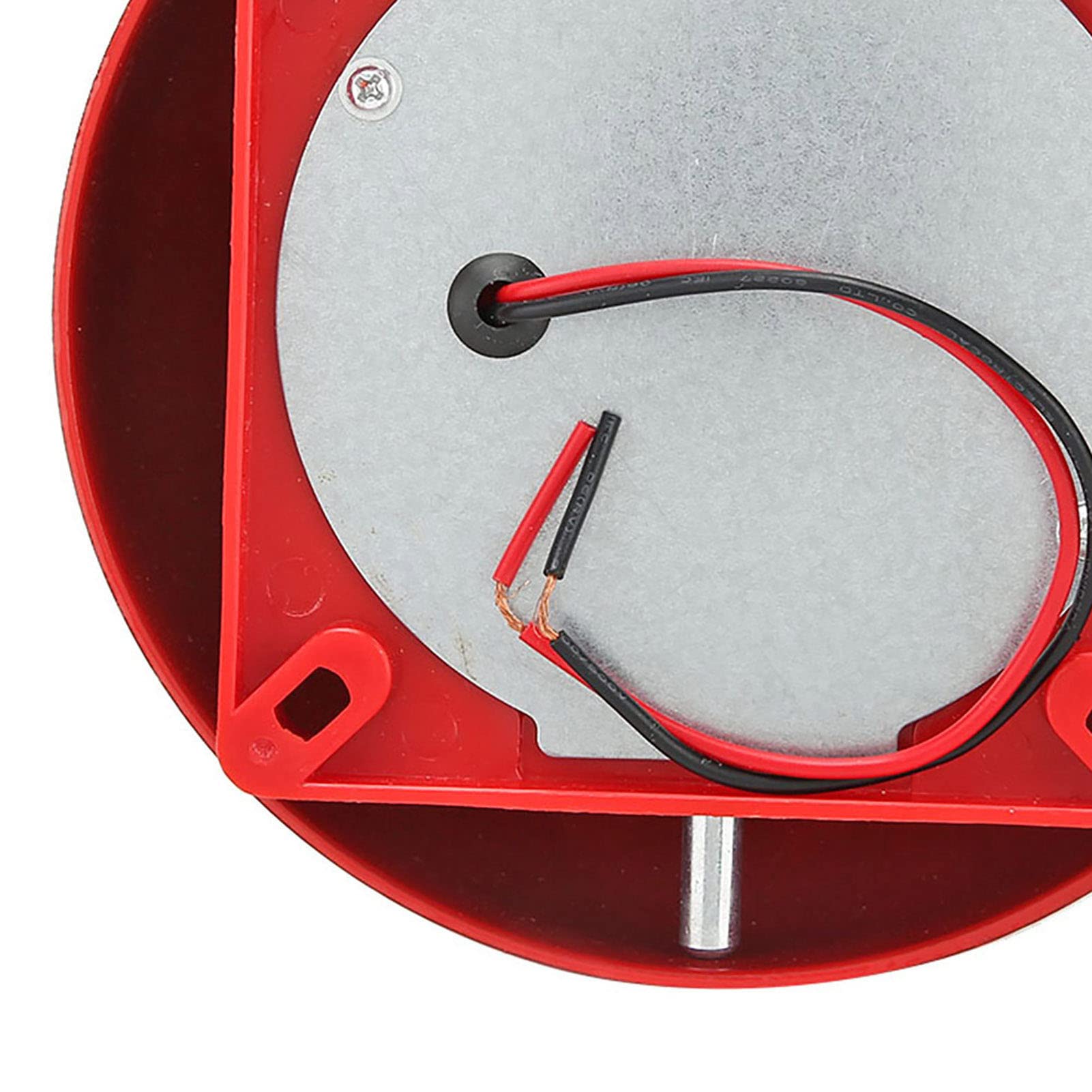 Alarm Bell, Stable Process Fire Alarm Bell with Wired Power Supply Structural Stability Electric Bell for Emergency Alert Systems (12V)