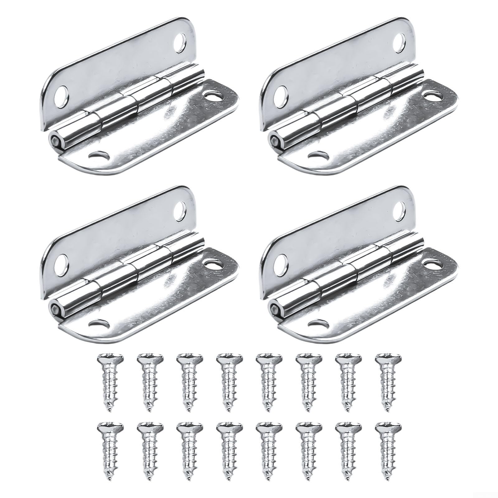 Heavy Duty Cooler Replacement Parts 4 Stainless Steel Hinges for Igloo Ice Chests 25-165 Quart Marine Grade Latch Repair Kit 2.4x1.3 Inch