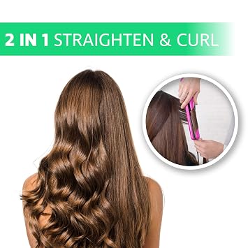 IGP RU Platinum Genius - Alisador y rizador de pelo - Rosa intenso :  Belleza y Cuidado Personal - Amazon.com