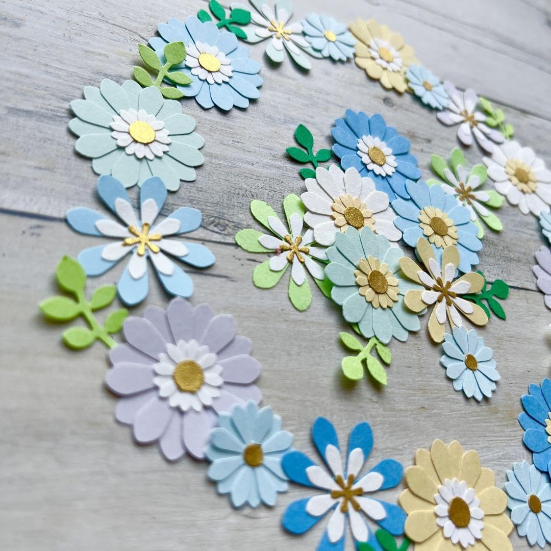 Amazon.co.jp: No.5 クラフトパンチ 花 青 アルバム 卒業 卒園 桜