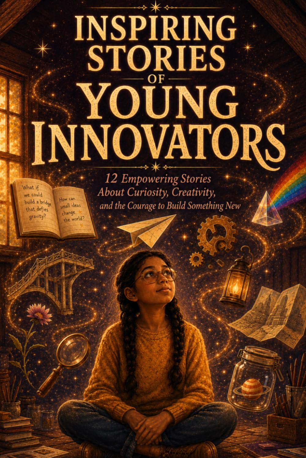 Inspiring Stories of Young Innovators: 12 Empowering Stories About Curiosity, Creativity, and the Courage to Build Something New (STEM Books for Curious Kids Ages 8-12)