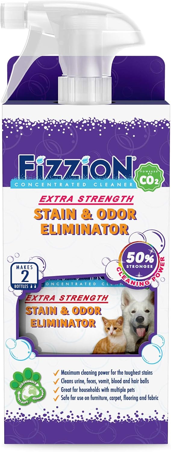Fizzion Extra Strength Pet Stain and Odor Remover 23 Ounce