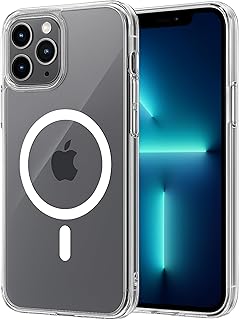 [Capa Mag-safe para iPhone 11 Pro MAX] Capinha Clear Case Magnetica Premium com Proteção de Câmera Compatível com Mag-Safe Transparente Anti-Amarelamento e Resistente a Riscos e Anti Impacto