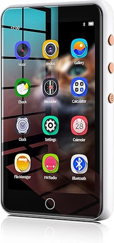 Reproductor Mp4 64G con Bluetooth reproductor Mp3Story para audiolibros reproductor de audio y música para niños soporta radio FM de alto volumen