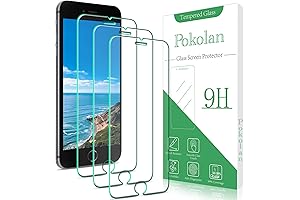 Pokolan Tempered Glass Screen Protector for iPhone 7 Plus
