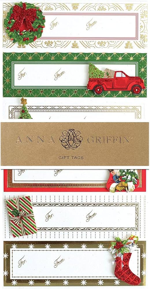 Anna griffin christmas gift tags Clearance
