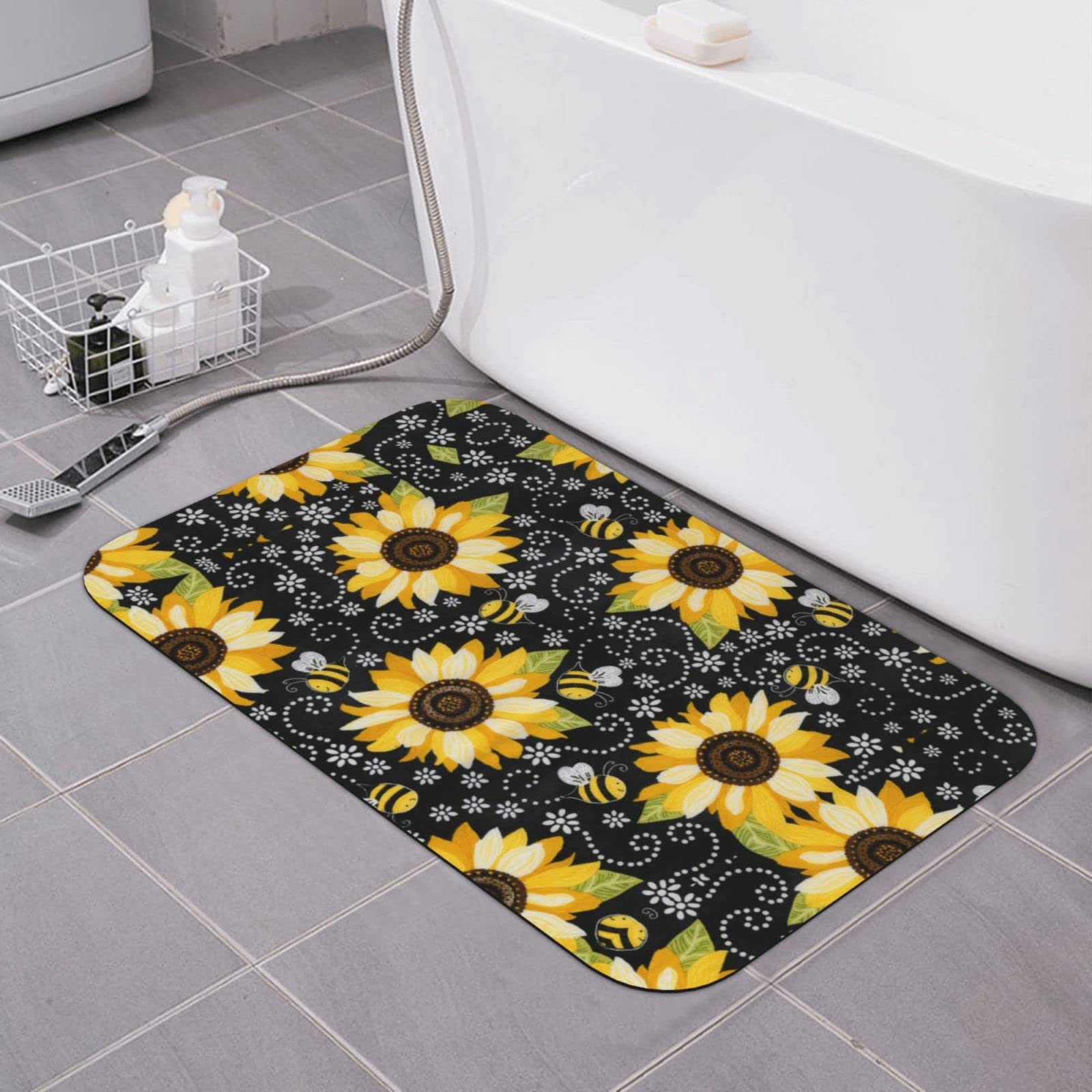 Tapis de bain en terre de diatomée pour une salle de bain nature et saine