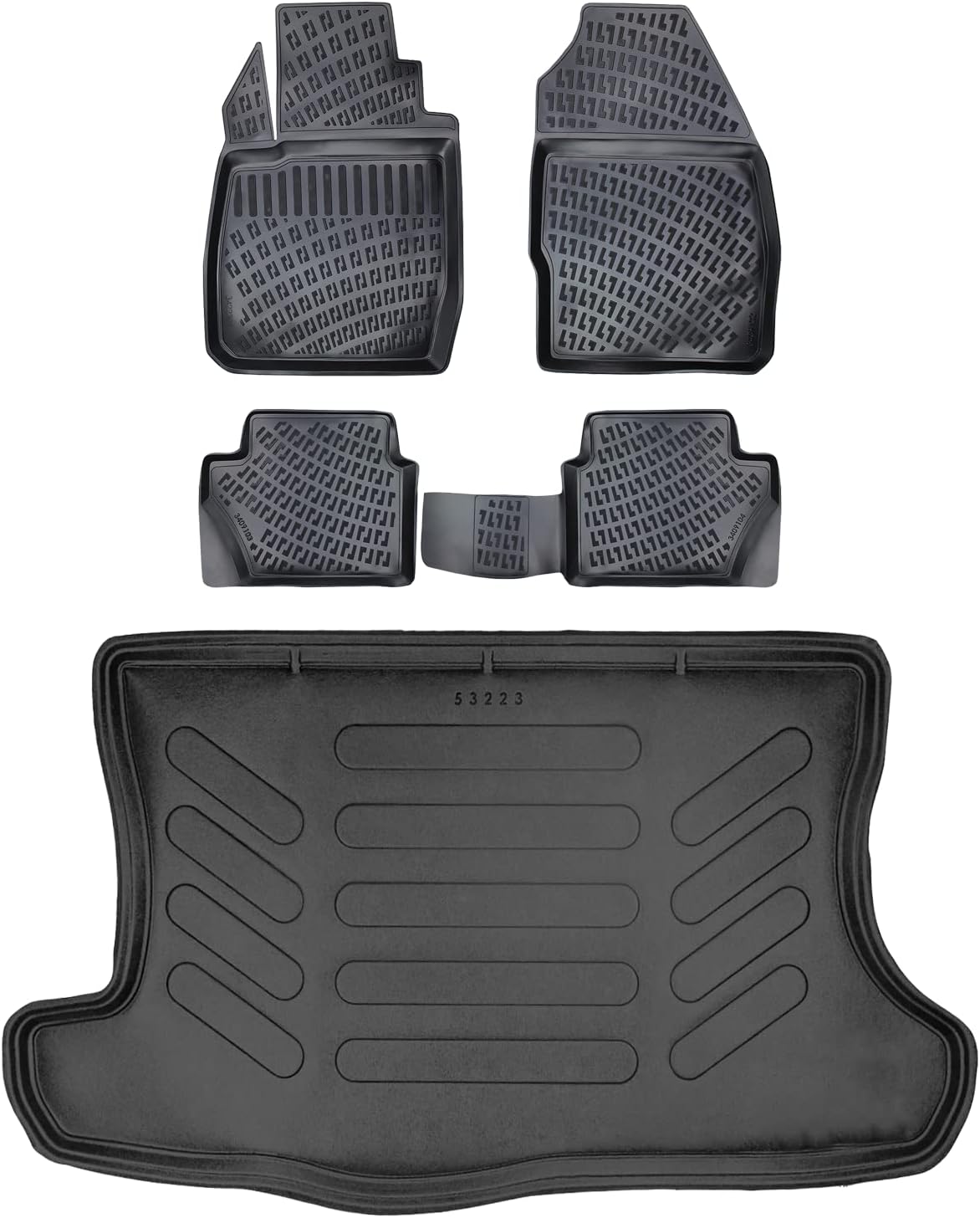 Floor Mats & Cargo Liner Set for Ford Fusion 20022012
