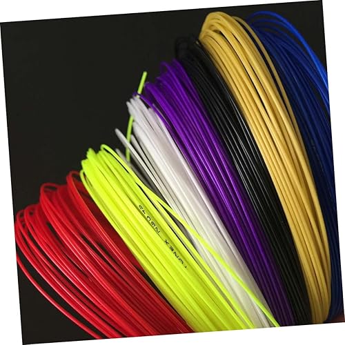 Miniatura 9 de Didiseaon Raqueta de bádminton para adultos, hilo de bádminton, hilo de rejilla, líneas de repuesto, líneas de bádminton, cuerda de bádminton,