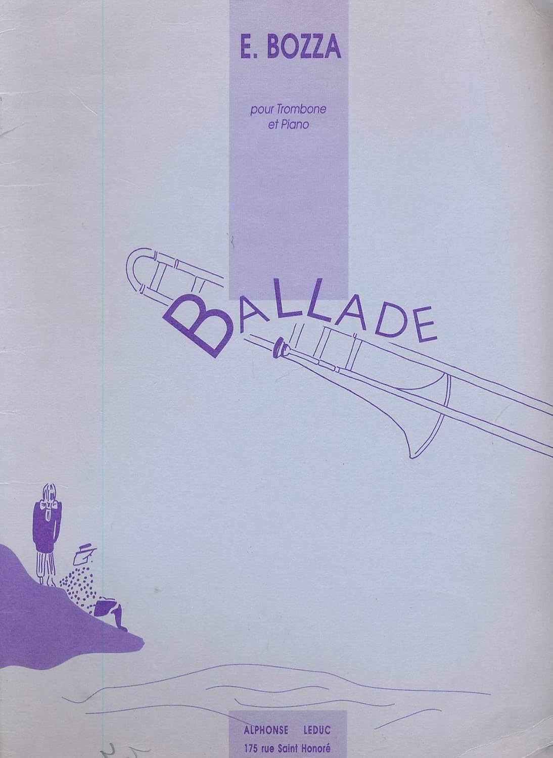Ballade Pour Trombone et Piano (Copyrighted Sheetmusic in 1944)      Sheet music – January 1, 1944