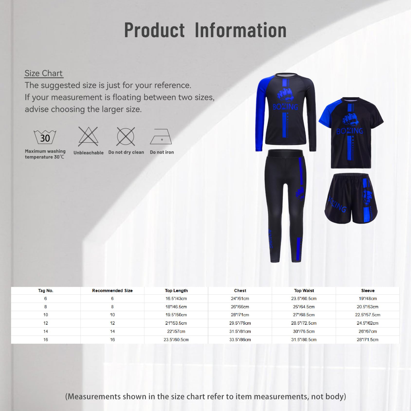 Ensemble de Boxe Enfant Garçon Hauts d'Entraînement Short MMA Kickboxing Legging Sport Uniforme de Combat