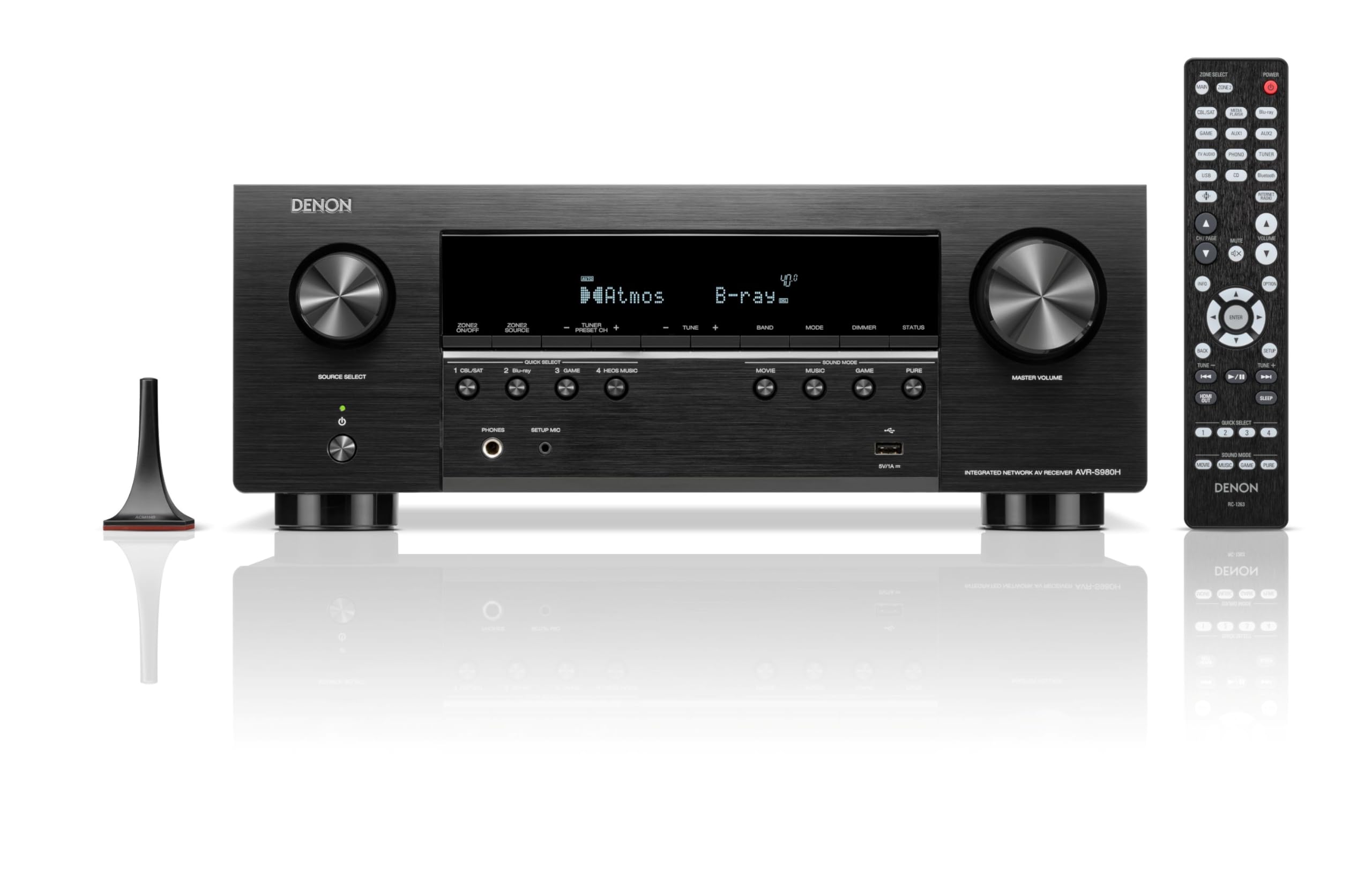 Amazon.com: Denon AVR-S980H 7.2-Channel Receiver, Built in